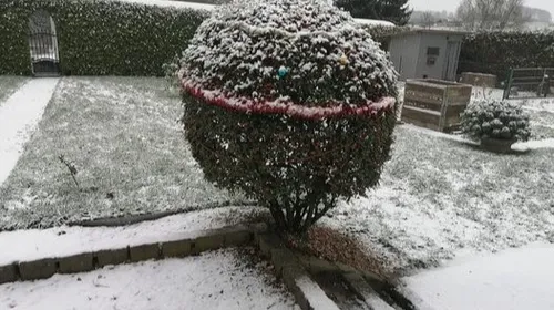 La neige a blanchi une bonne partie des Ardennes ce lundi matin