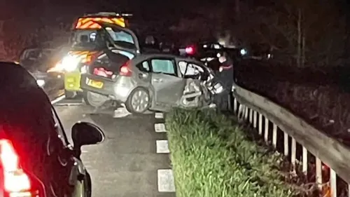 Une femme en urgence absolue après un accident le jour de Noël