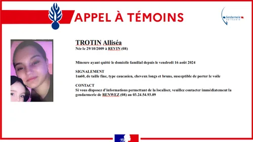 Un appel à témoins lancé par la gendarmerie