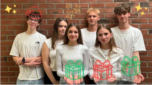 Une collecte de boîtes de Noël organisée par des lycéens