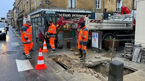 Une importante fuite d'eau à Charleville-Mézières