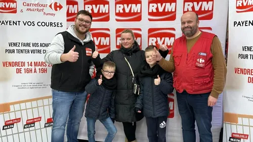 Un geste généreux de RVM et Carrefour Market de Fumay : 400€ de...