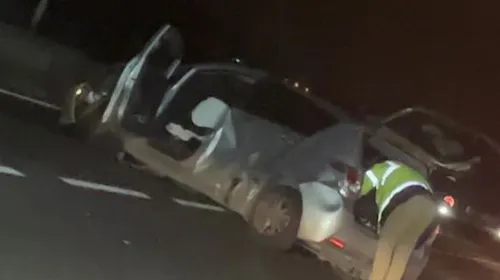 Un véhicule prend la fuite après un accident sur l'autoroute