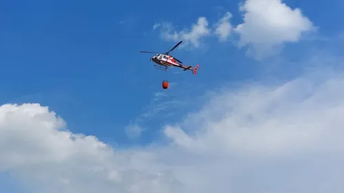 Ardennes - Incendie de Monthermé : un hélicoptère bombardier d’eau...