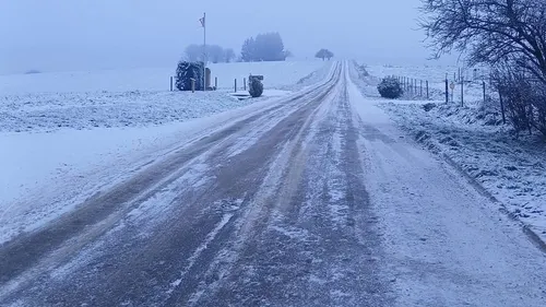 Alerte jaune neige-verglas et grand froid ce lundi dans la région