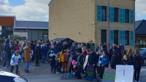 La mobilisation se poursuit à Flize contre la fermeture d'une classe
