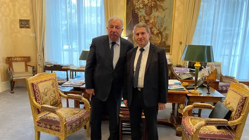 Le président du Département reçu par Gérard Larcher