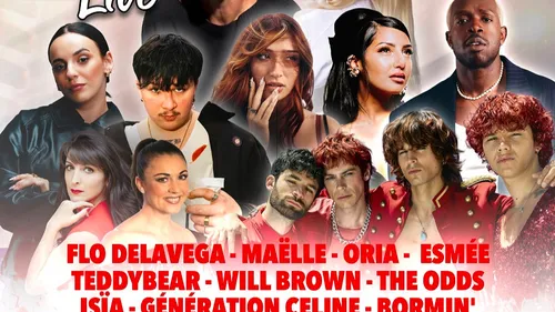 Oria, Flo Delavega, Will Brown... 10 artistes au RVM Live