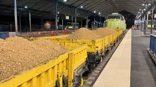 Les travaux continuent en gare de Charleville