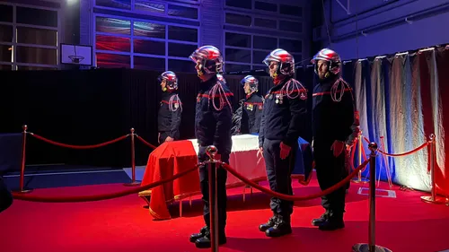 Cérémonie d’hommage ce lundi matin au pompier décédé fin janvier