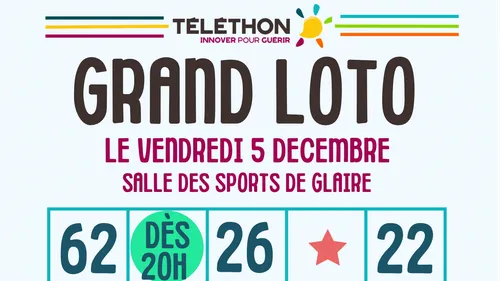 Grand Loto à Glaire - Téléthon 2025