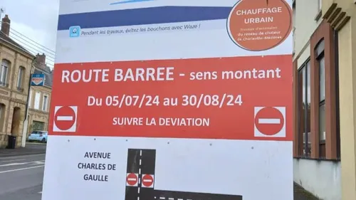 Plusieurs rues fermées à la circulation pour cause de travaux
