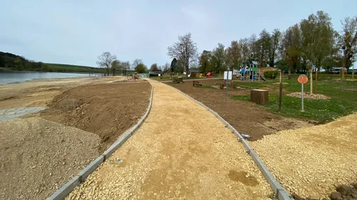 Des aménagements en cours au lac de Bairon pour cet été