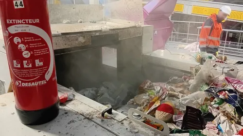 Un morceau de bois a failli provoquer un incendie au Centre de tri...