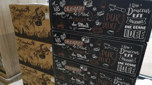 Un calendrier de l'avent original et local