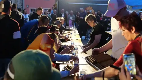 Qui sera le plus gros mangeur de fricadelle dans les Ardennes ?