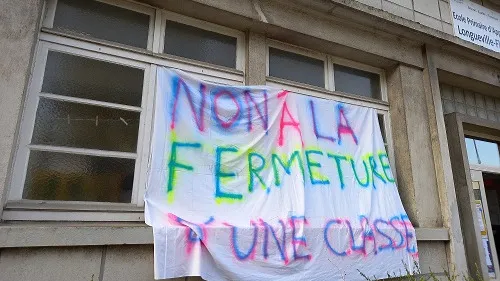 Ils refusent la fermeture  d'une classe