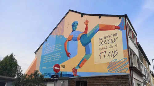 Une nouvelle fresque Rimbaud à Charleville 
