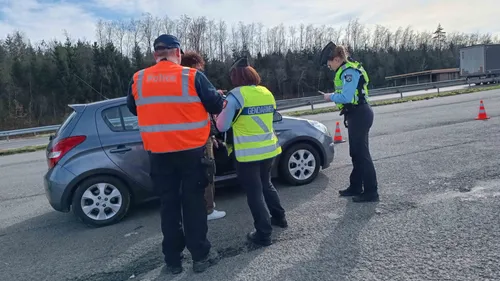 Opération de contrôle au poste frontière