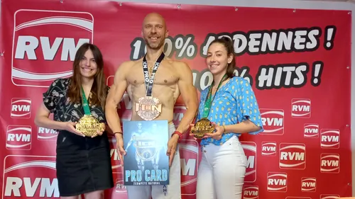 Pas de titre de Mister Univers mais une carte pro pour Guillaume...