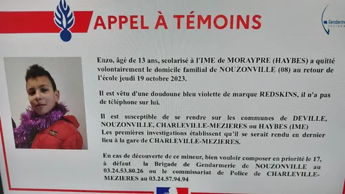 Enzo retrouvé sain et sauf