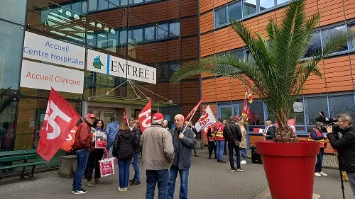 Hôpital : petite mobilisation