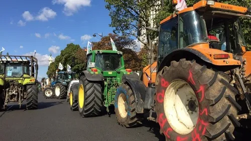 Mobilisation des agriculteurs de la région
