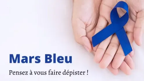 Mars Bleu : opération de sensibilisation au dépistage du cancer...