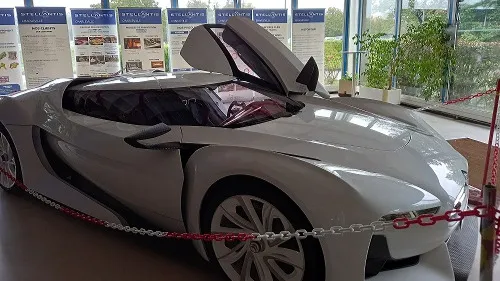 La "GTbyCitroën" en exposition