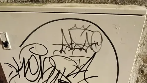 Tagueur pris en flagrant délit