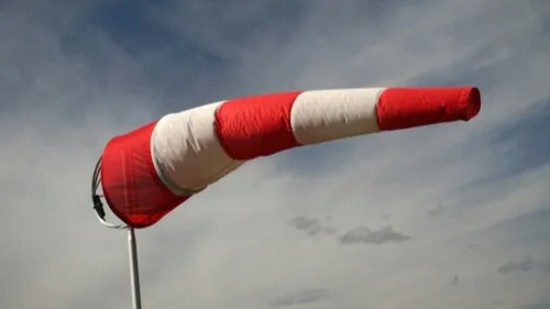 Vigilance jaune pour risque de vents violents dans la région