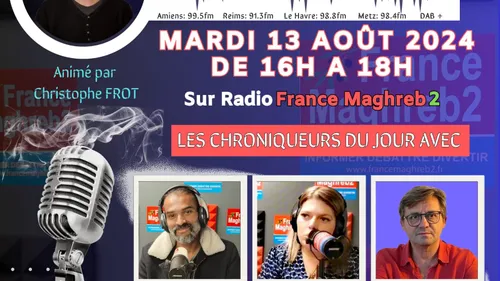 LE GRAND FORUM #LGF DU Mardi 13 AOUT 2024