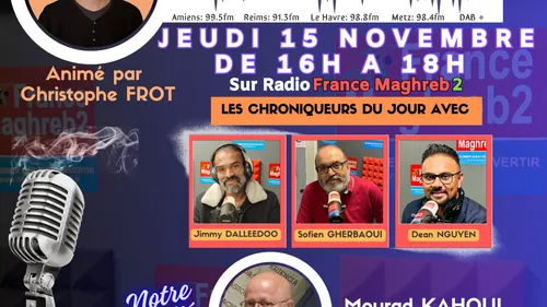 Le grand forum #Lgf vendredi 15 novembre 2024, invité Mourad Kahoul