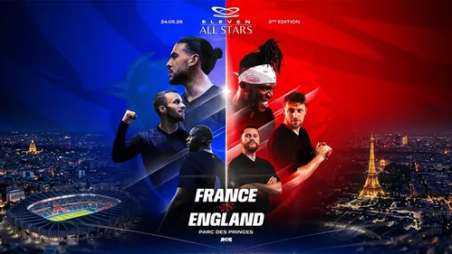 Eleven All Stars : Match France-Angleterre au Parc des Princes