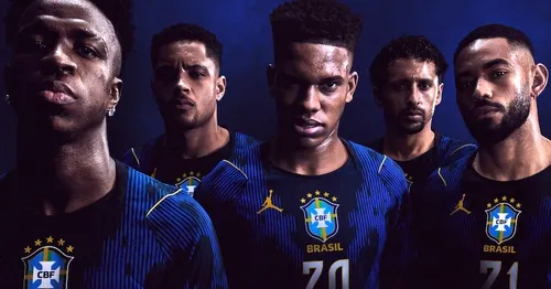 Le Brésil s'illustre avec un maillot Jordan pour la Coupe du Monde...