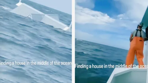 Une maison mystérieuse découverte abandonnée en plein océan : quel...