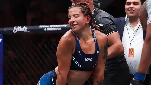 Ailin Perez : Une célébration audacieuse après sa victoire à l'UFC...