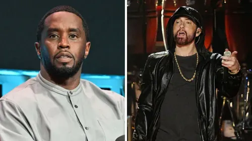 Les fans d'Eminem découvrent des messages visant Diddy dans ses...