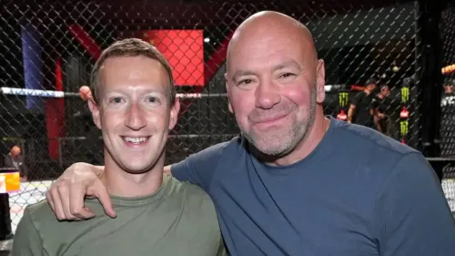Dana White s'associe à Mark Zuckerberg pour améliorer l'UFC 