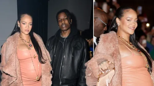 Du beau monde présent à Paris pour le défilé Off-White : Rihanna,...