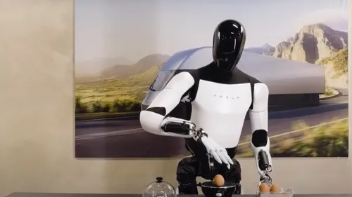 Le robot de Tesla se lance à la conquête de l'extérieur