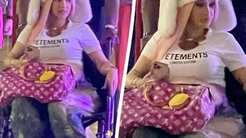 Cardi B : elle se balade en fauteuil roulant dans un parc...