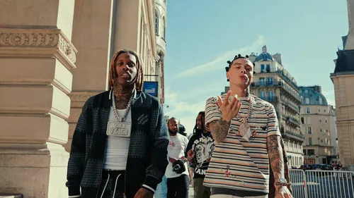 Central Cee et Lil Durk à Paris pour le clip de « Truth In The Lies »