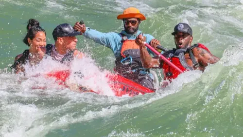 Diddy aperçu en rafting au Wyoming