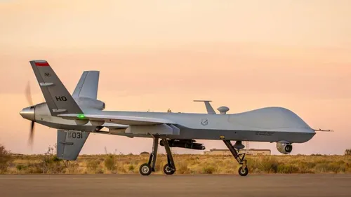 Un avion russe fait tomber un drone américain !