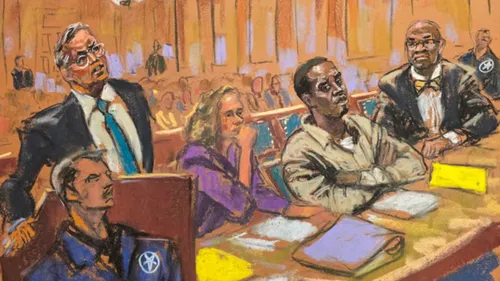 Diddy au tribunal : les images qui ont fuité