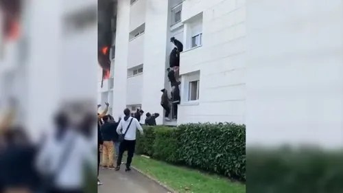 Des jeunes d'un quartier sauvent une famille d'un incendie à Nantes...