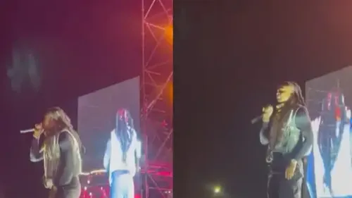 Sur scène Kalash provoque ouvertement Aya Nakamura