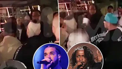 Les images de l’altercation entre Rick Ross et l’équipe de Drake