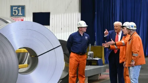 Hausse des tarifs douaniers sur l'acier et l'aluminium par Trump...